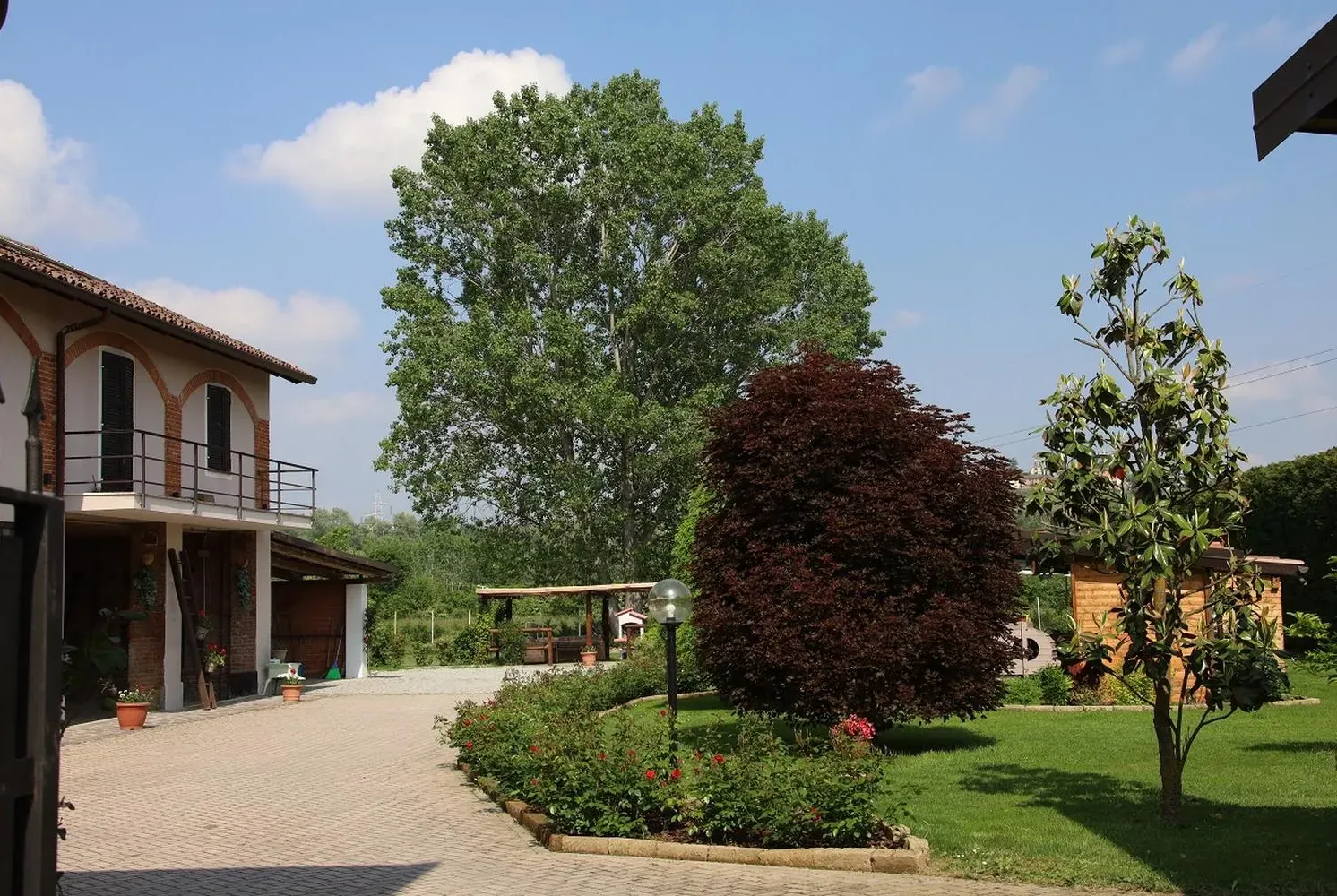 La casa dell'Appartamento Giada con il giardino